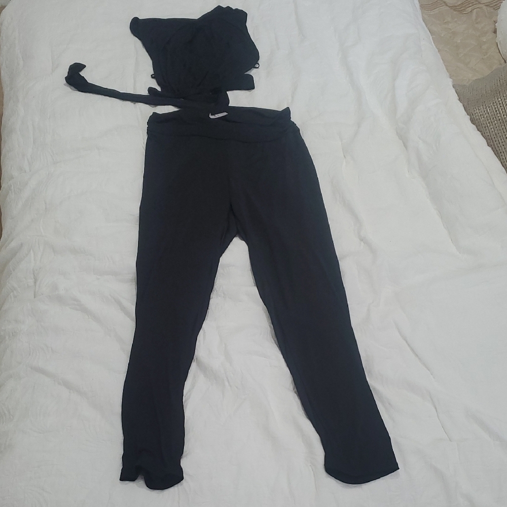 Chic Black Women's Pantsuit